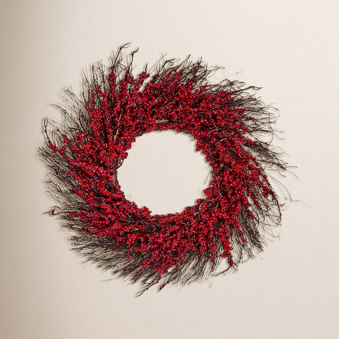 22" Berry Christmas Wreath